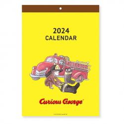 2024年度版　おさるのジョージ　カレンダー  【ギフト対象外】